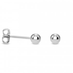 Cercei argint bobite 4 mm DiAmanti ZK4ER-DIA (Argint 925‰ 0,7 g.)